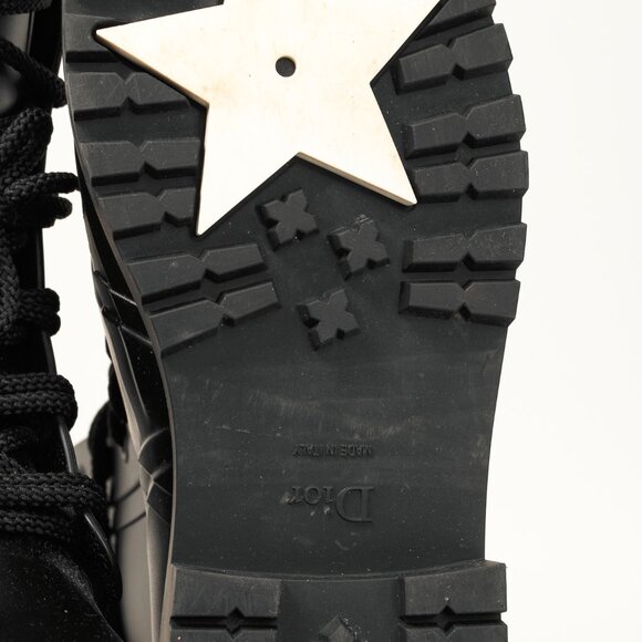 Christian Dior DiorCamp Bee Accent Rubber Combat Style Boot - Picture 5 of 10